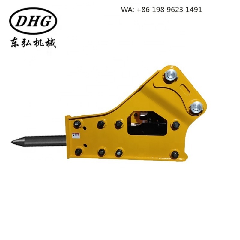 Mini Excavator - Rompedor Hidráulico Triangular para Roca, Piezas