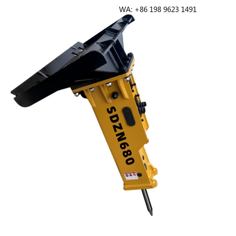 Mini Excavator - Martillo Hidráulico de Operación Silenciosa, Herramienta