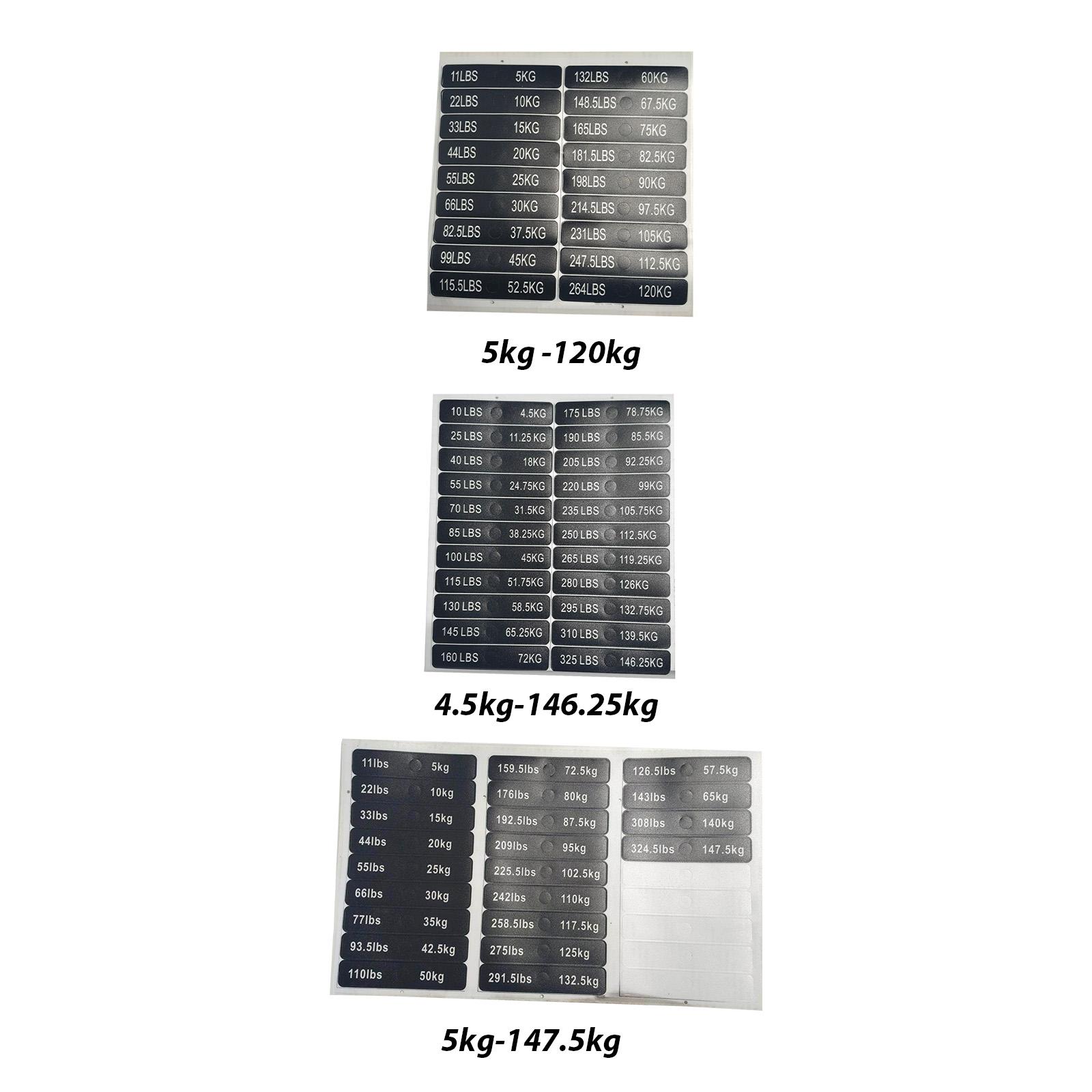 Heavy Equipment Stickers - Etiquetas Adhesivas para Pesas, Adhesivos para