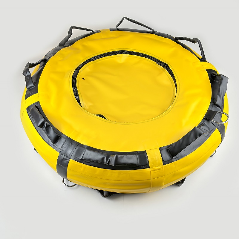 Heavy Equipment Yellow - Boya Amarilla de PVC Resistente para