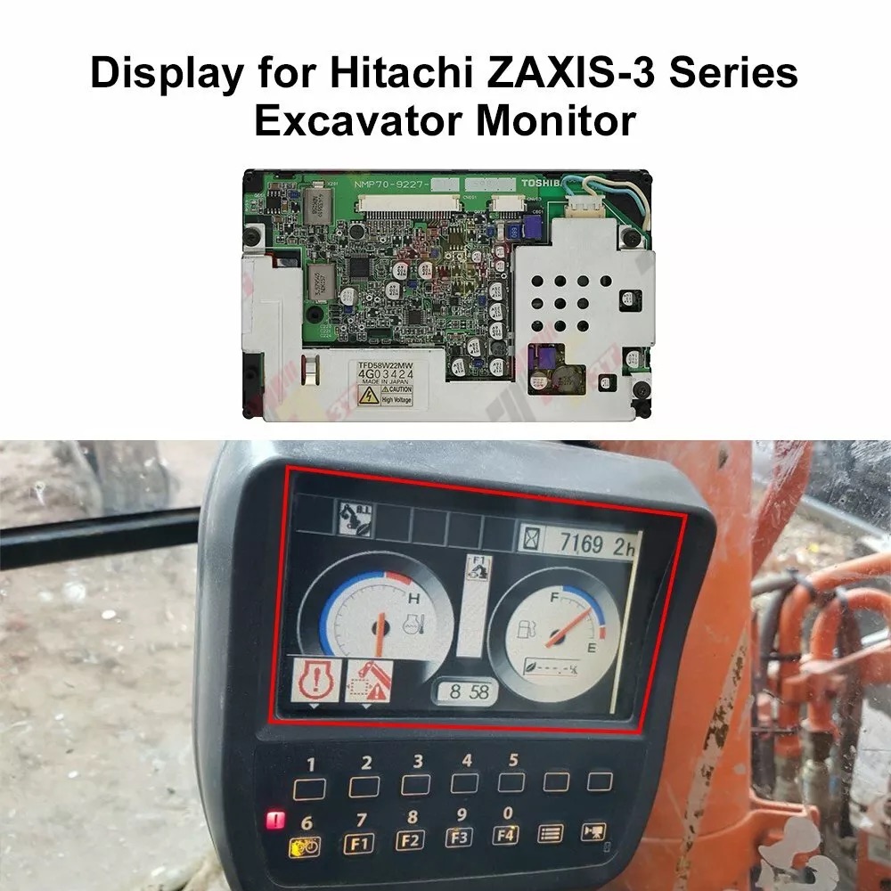 Pantalla para Excavadora Hitac - Heavy Equipment Hitachi reseña y precio