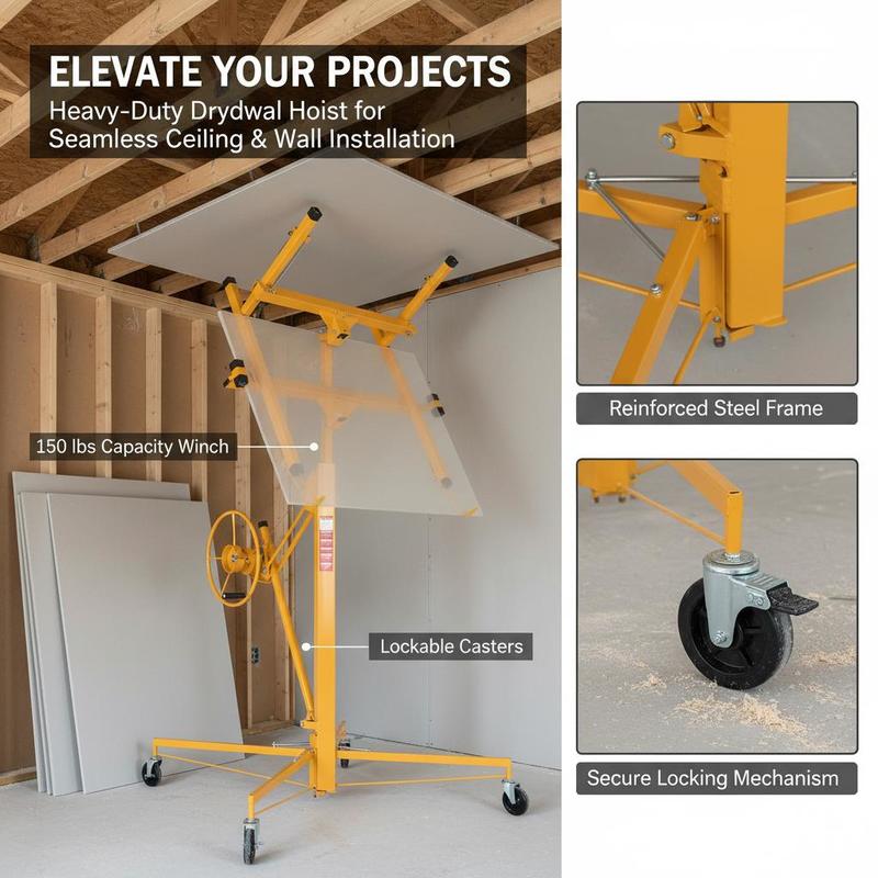 Panel Jack de 11 pies para ins - Heavy Equipment Yellow reseña y precio