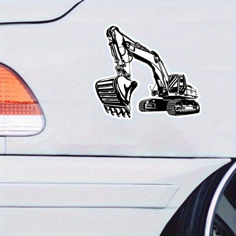 Pegatina de vinilo de excavado - Heavy Equipment Stickers reseña y precio
