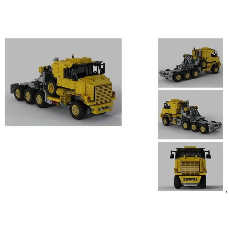 MOC-34802 Camión Amarillo M107 - Heavy Equipment Yellow reseña y precio